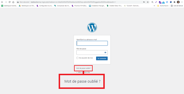 changer votre mot de passe WordPress